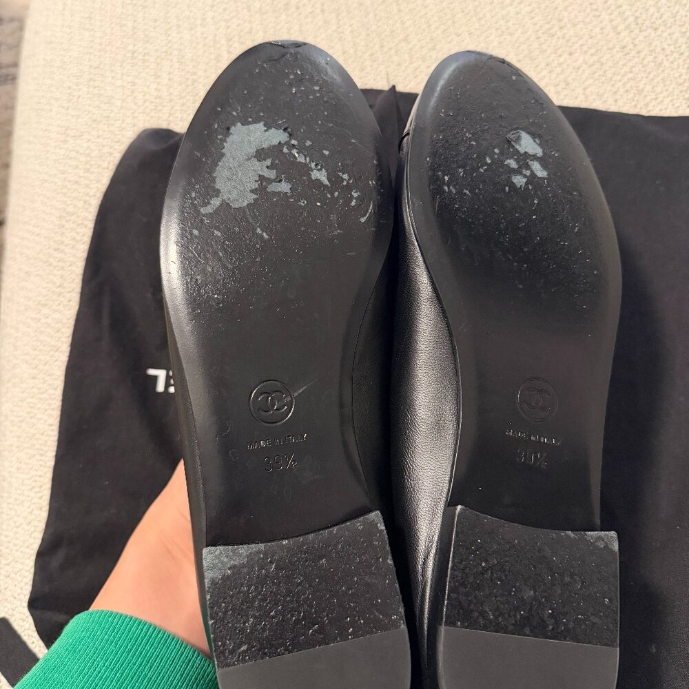 Chanel Black Ballet Flats - Picture 5 of 5